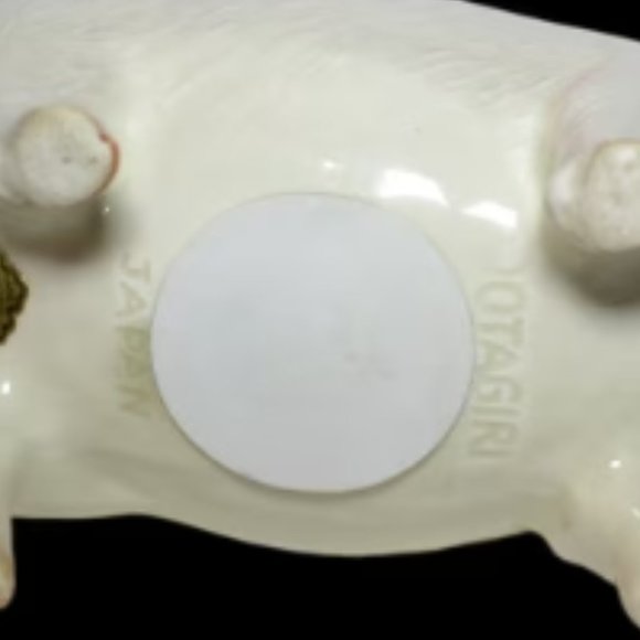 Vintage Otagiri Life Like Piggy Bank Cover On Bottom Coin Removal Home Decor - Picture 7 of 7